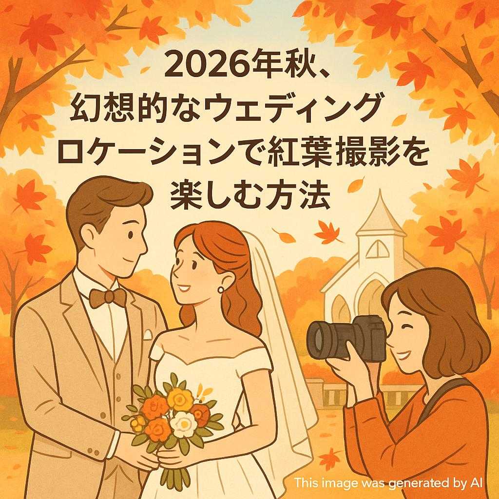 2026年秋、幻想的なウェディングロケーションで紅葉撮影を楽しむ方法