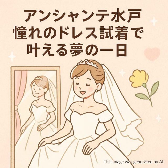 アンシャンテ水戸 憧れのドレス試着で叶える夢の一日