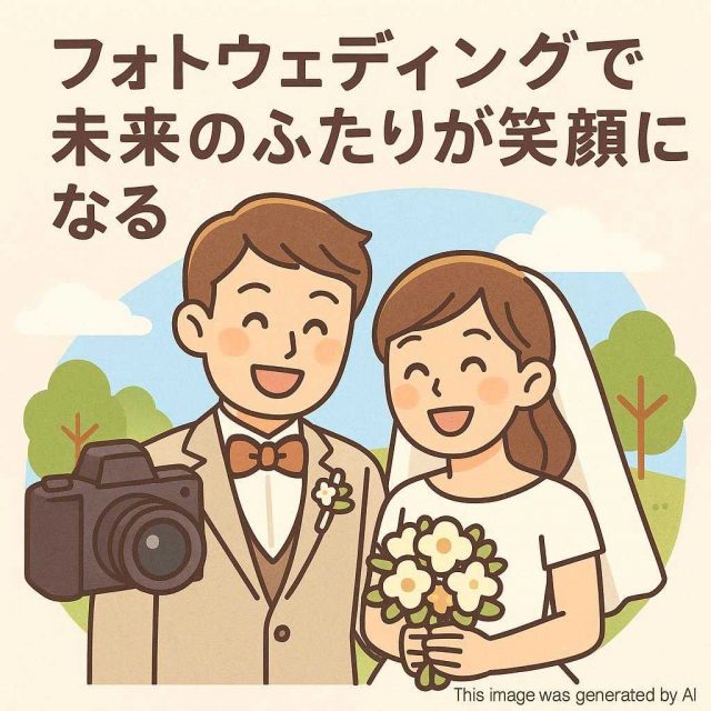 フォトウェディングで未来のふたりが笑顔になる