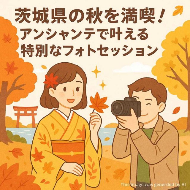 茨城県の秋を満喫！アンシャンテで叶える特別なフォトセッション