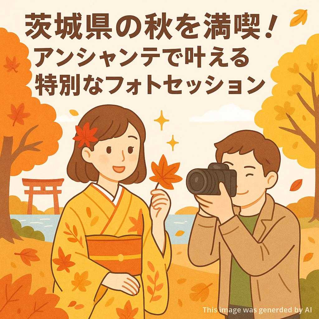 茨城県の秋を満喫！アンシャンテで叶える特別なフォトセッション