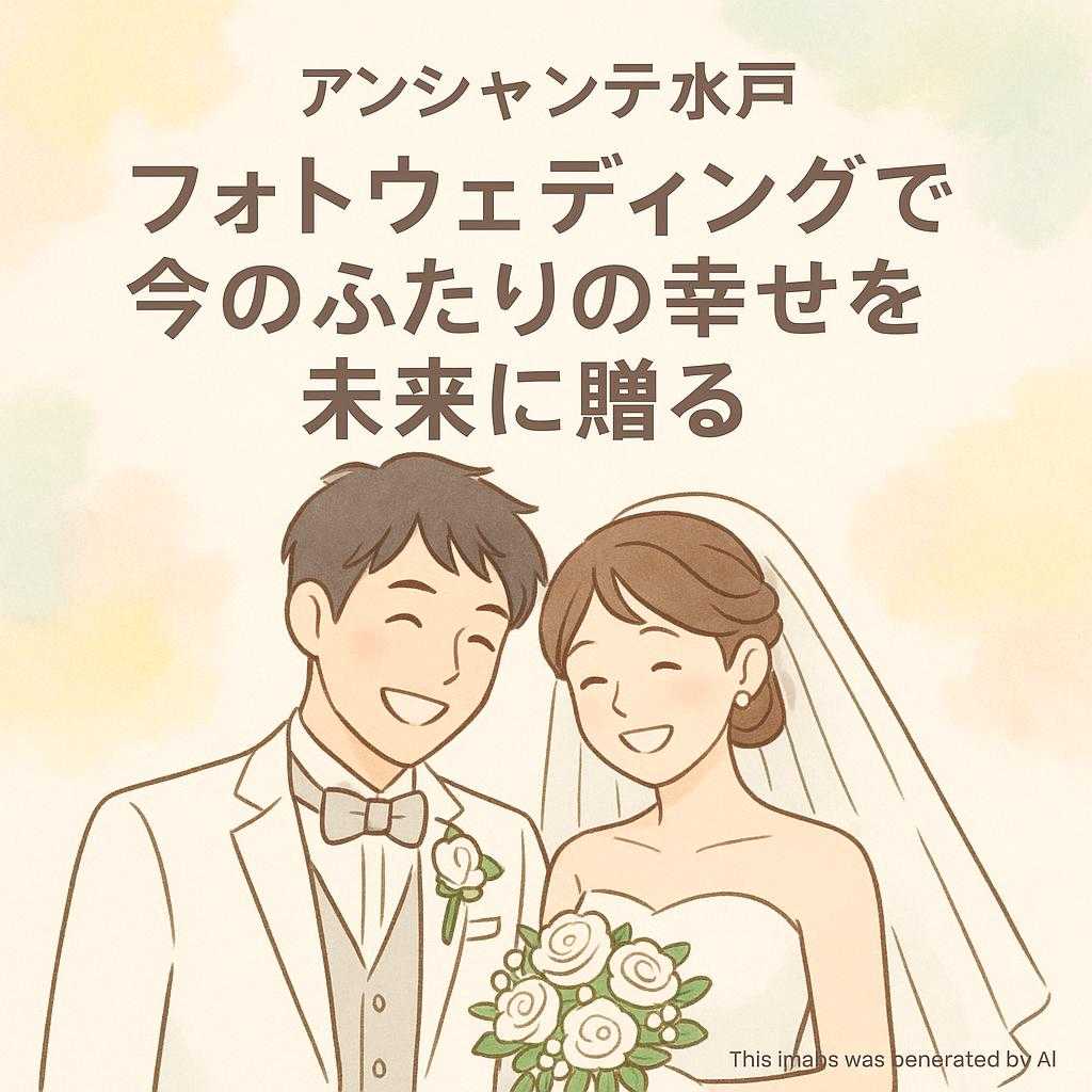 アンシャンテ水戸 フォトウェディングで今のふたりの幸せを未来に贈る