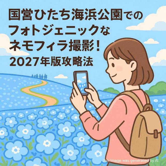 国営ひたち海浜公園でのフォトジェニックなネモフィラ撮影！2027年版攻略法