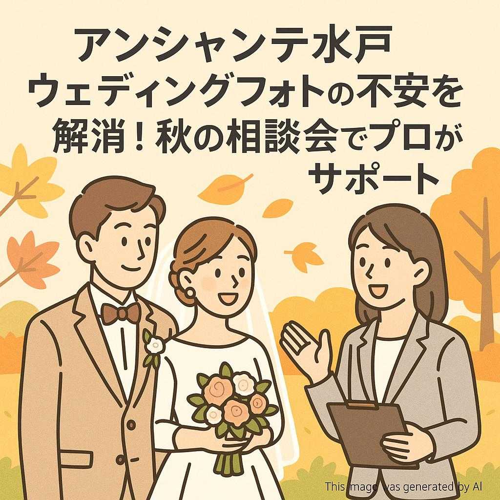 アンシャンテ水戸 ウェディングフォトの不安を解消！秋の相談会でプロがサポート